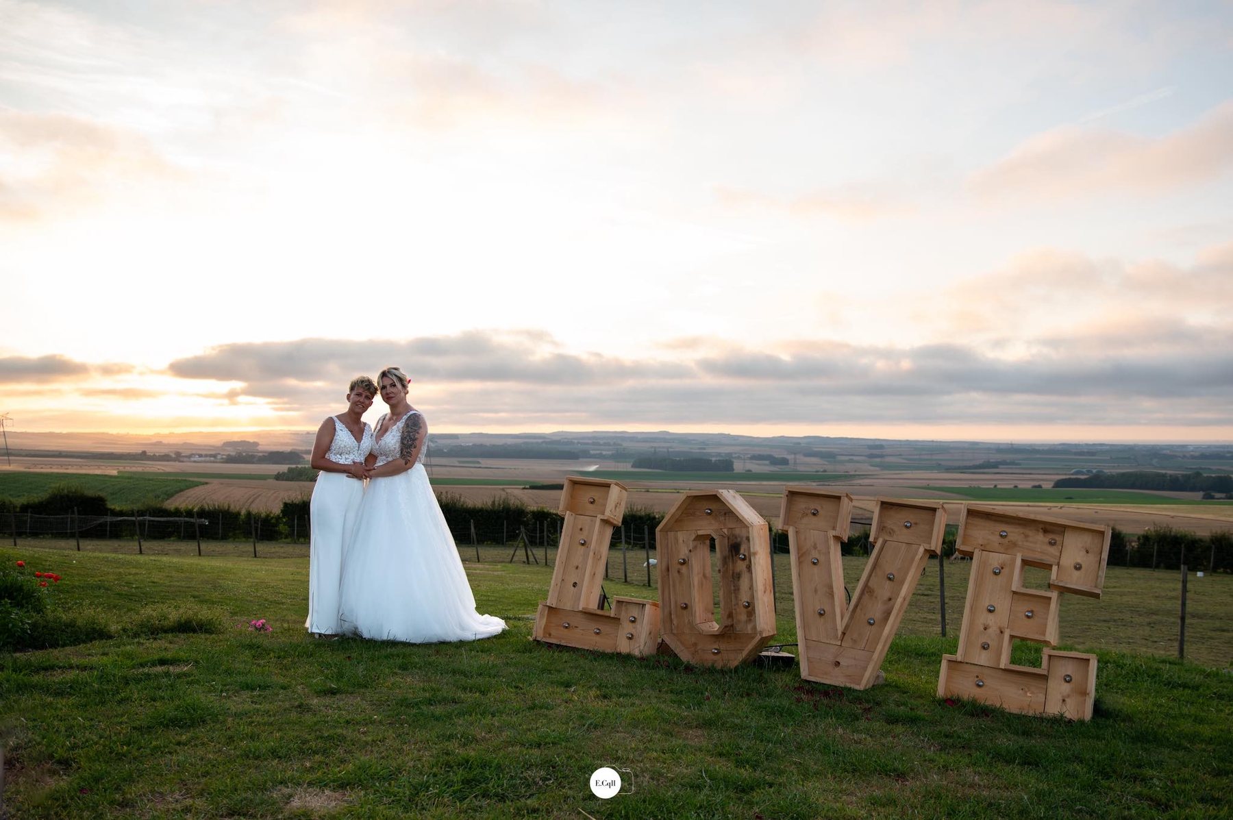 Photographie de mariage issue de la galerie E.CQLL